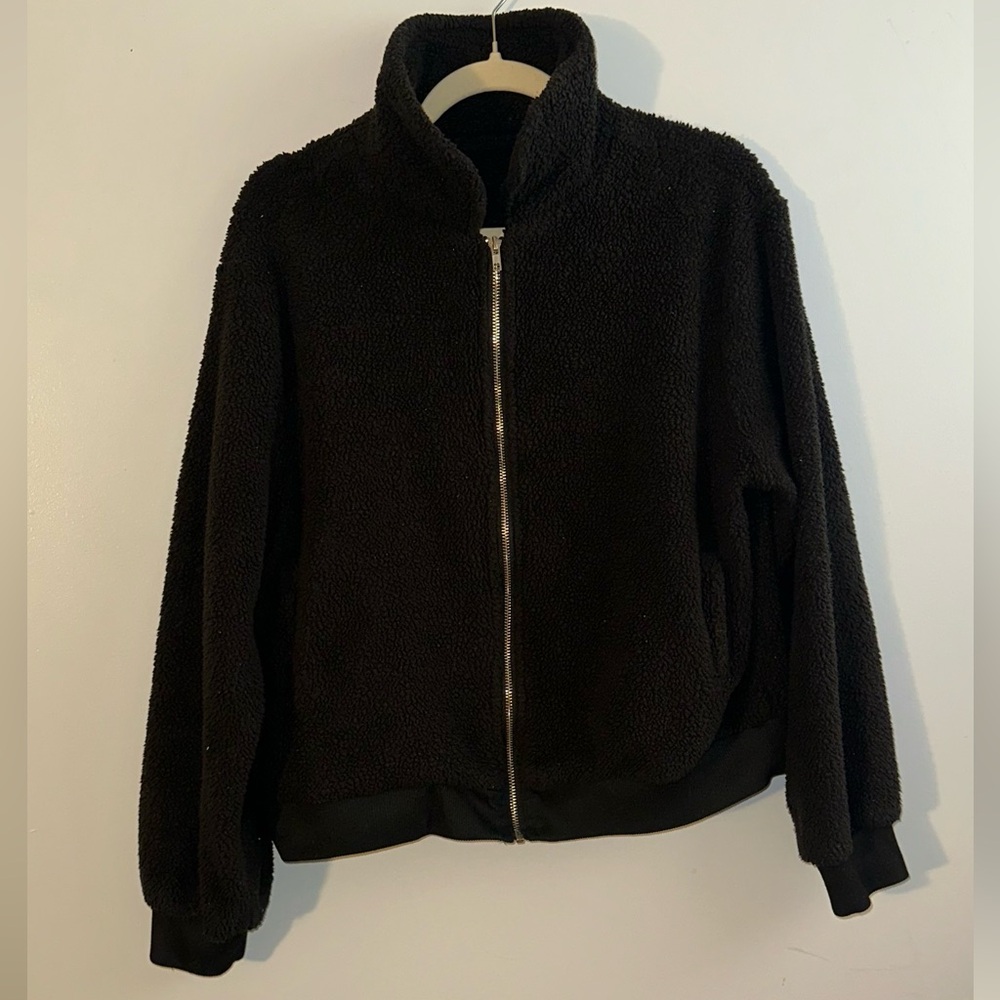Black Teddy Bear Jacket